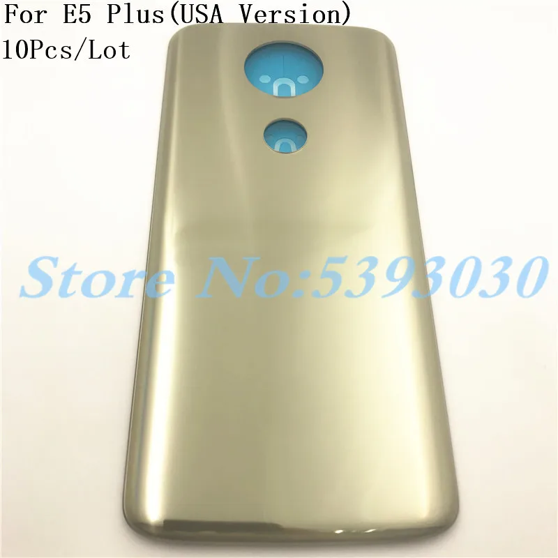 10 шт./лот, новинка, для Motorola Moto E5 Plus, E Plus, E Plus(Версия США), крышка батареи, задняя крышка, крышка корпуса, чехол