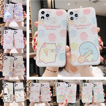 

The new transparent embossed PC silicone cartoon iPhone case is suitable for iPhone11Promax painting 037
