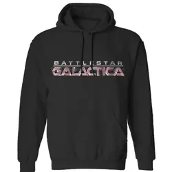 Battlestar Galactica Логотип ТВ серии мужские унисекс (женские) зимние толстовки кофты с капюшоном Бесплатная доставка