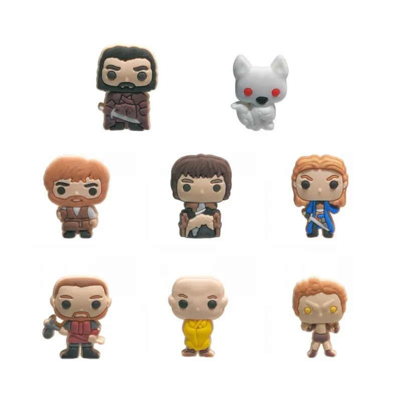50pcs Game of Thrones PVC Fridge Magnet Hot Movie Figure Magnetic Sticker Home Decor Souvenir Refrigerator Magnets Birthday Gift - Цвет: 5058-17-24 mix100pcs