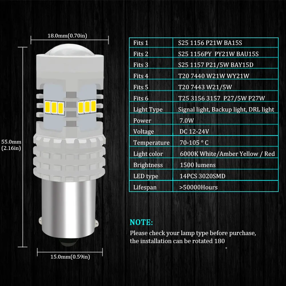 KAMMURI P21W PY21W светодиодный T20 W21/5 Вт P21/5 Вт 7443 7440 светодиодный Авто дневные ходовые огни, 1156 1157 Белый 1500LM W21W Красный 12V P27/5 Вт BAY15D BAU15S Янтарный