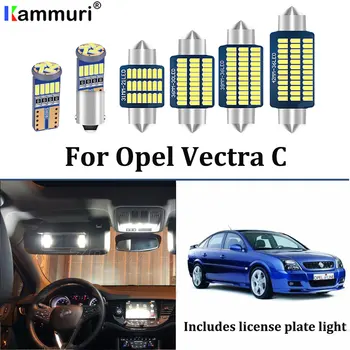 

13pcs White Error Free LED Map Interior Light + License Plate Lamp Kit for Vauxhall Opel Vectra C GTS Saloon Estate（2003-2008）