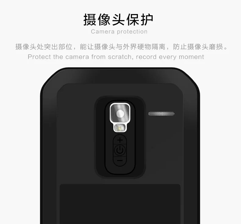 Мощный чехол Love Mei для LG Zero/LG Class/H740, водонепроницаемый противоударный алюминиевый чехол с бесплатным закаленным стеклом