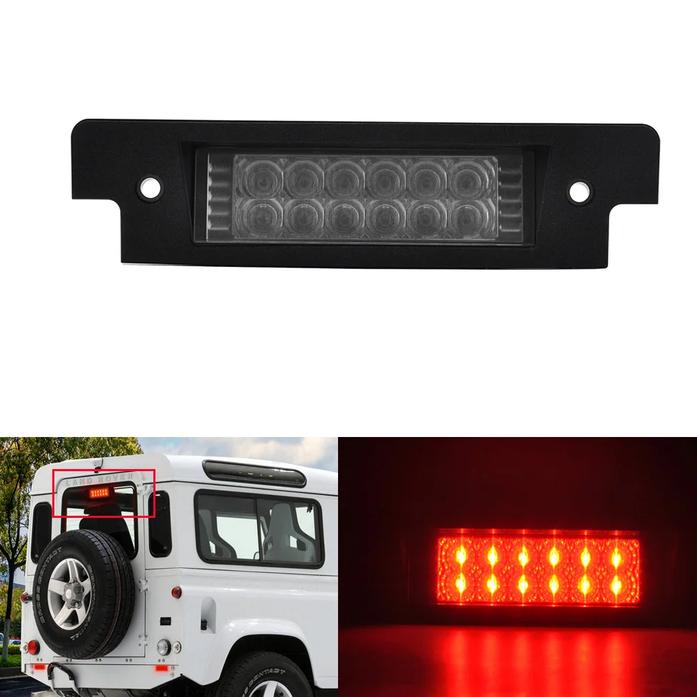 Светодиодный тормозной светильник с прозрачными линзами для Land Rover 94-04 Discovery 97-06 Defender 90/110 97-06