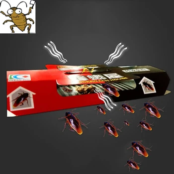 

10PCS Cockroach Trap Pitfall House Killer Bug Insect Net Bait Catch Glue Home Pest Control Roach Black Beetle Blackbeetle Room