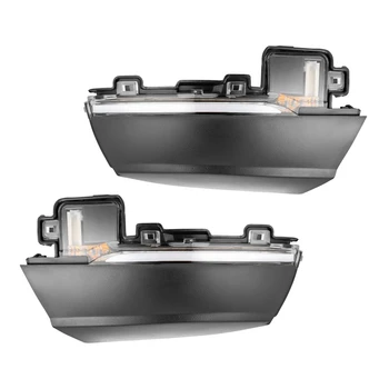 

2Pcs Dynamic Turn Signal LED Side Rearview Mirror Indicator Blinker Repeater Light For-Polo MK5 6R 6C 2009 -2017