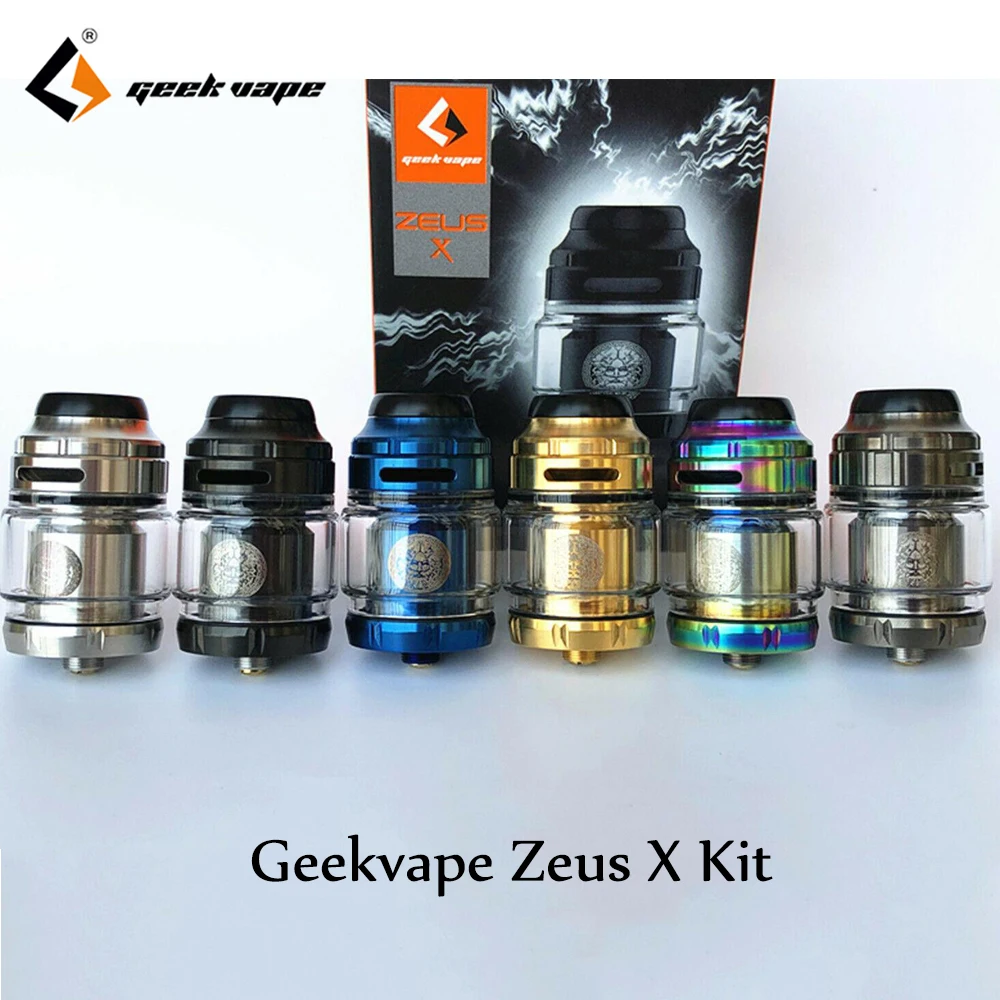 Geekvape Zeus X RTA емкость 4 5 мл с 810 капельным наконечником Delrin электронная сигарета Vape