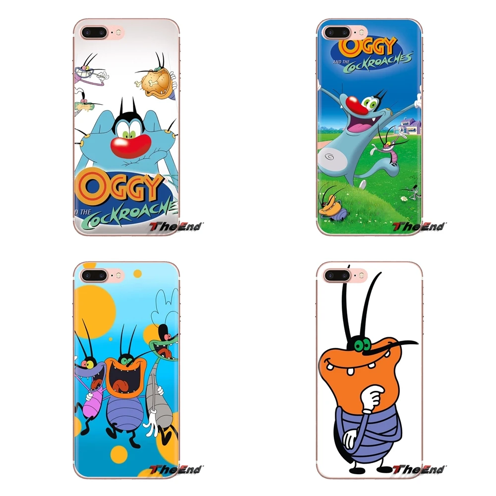 For Xiaomi Mi3 Samsung A10 A30 A40 A50 A60 A70 Galaxy S2 Note 2 Grand Core Prime TPU Transparent Covers Oggy and the Cockroaches |