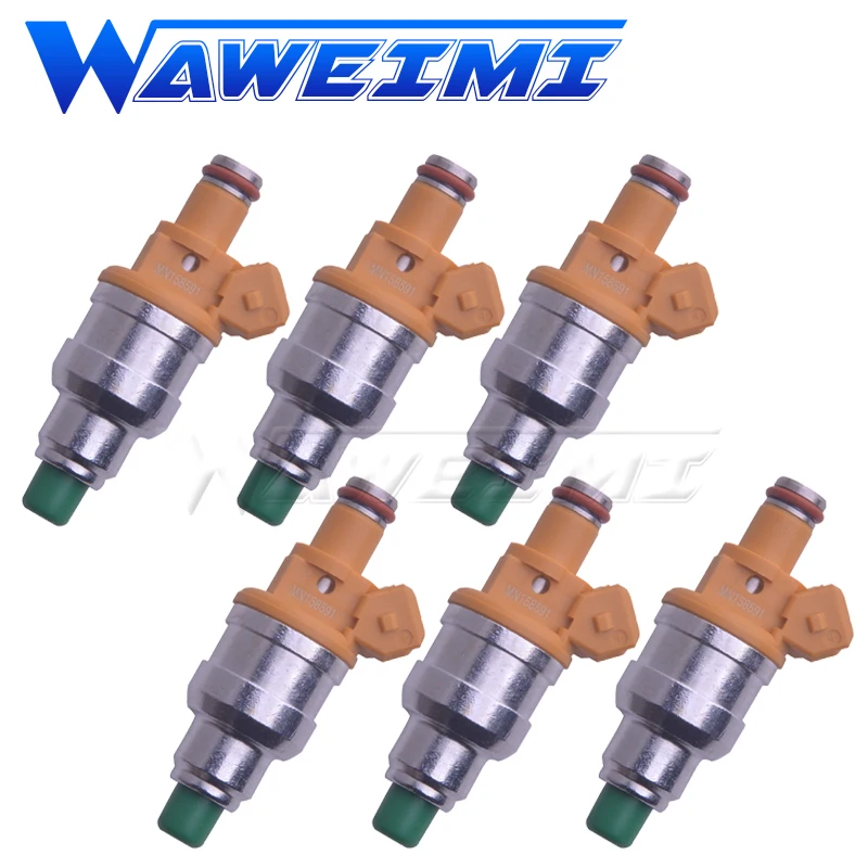 

WAWEIMI 6Pieces OE MN158591 Fuel Injector Nozzle For Gasoline Petrol Engine Injection For Mit subishi Motors Bico wtrysk paliwa