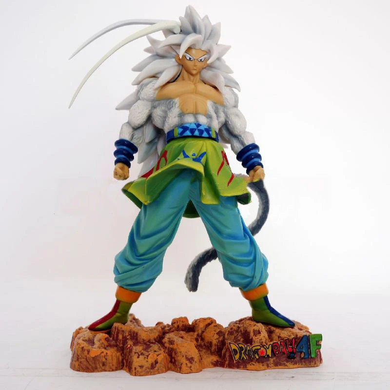 収集可能な置物ドラゴンボール超サイヤ人超5白髪悟空 収集可能なおもちゃ 新モデル 子供用 27cm Null Aliexpress