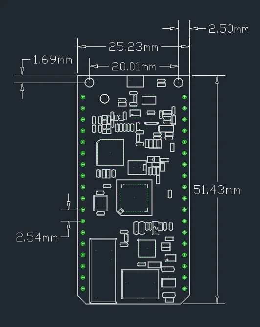Carte développement TTGO LoRa ESP32 SX1276 V1.3