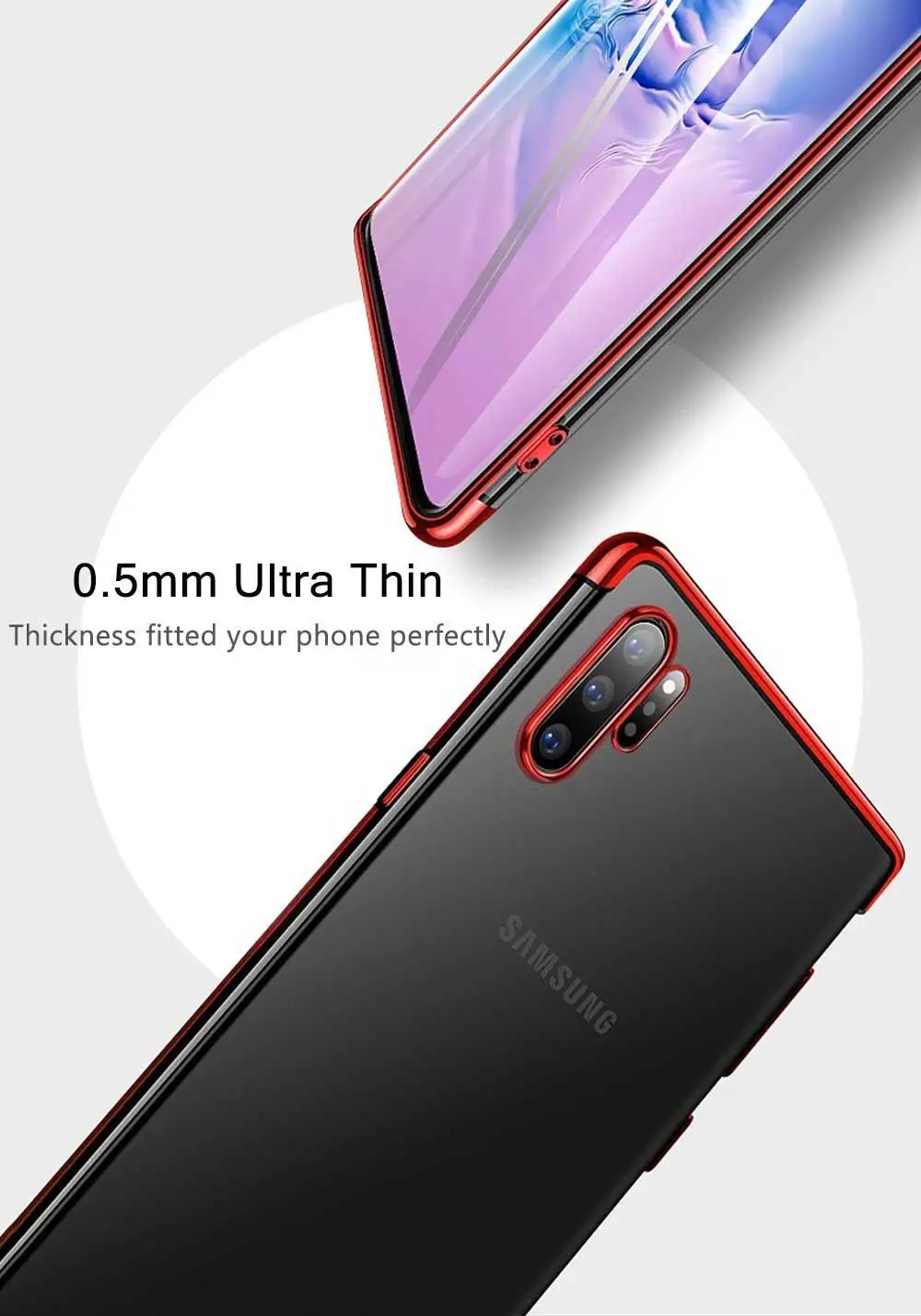 ТПУ для телефона с покрытием чехол для samsung Galaxy A80 A90 A70 A60 A50 A40 A30 A20E A10S A20S A30S A50S обратите внимание; размеры 9 и 10 Note10 Pro Прозрачный чехол для телефона