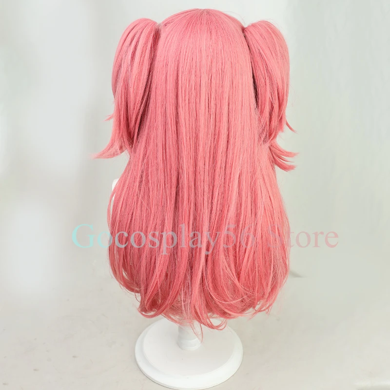 sexy nun costume Idol Momoi Airi Wig MORE MORE JUMP! Pink Long Pigtails Girls Cosplay Short Synthetic Hair Role Play witch costume women