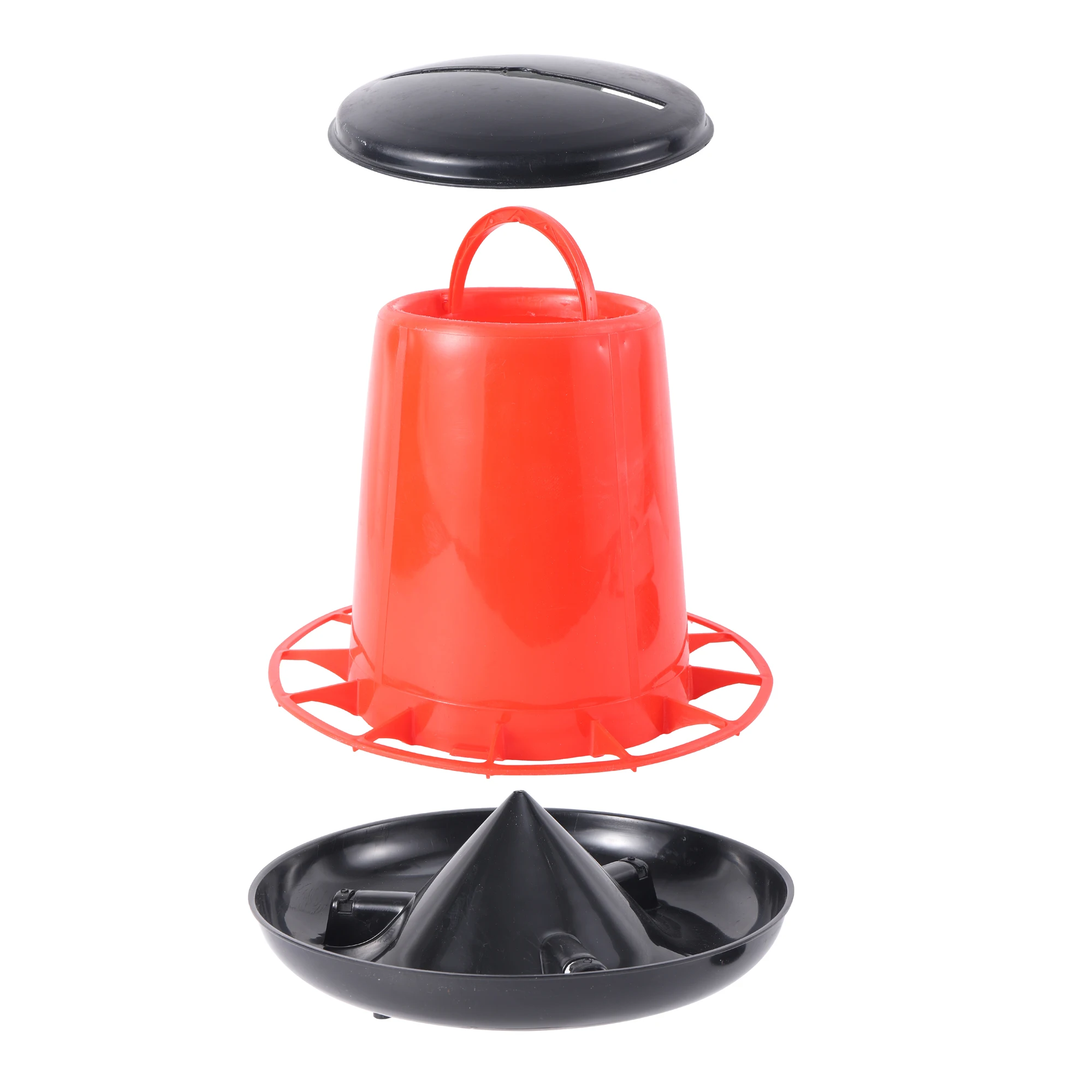 1.5kg/3kg/6kg Chicken Automatic Feeder Quail Pigeon Feeder Chicken Feeding Bucket Poultry Animal Feeding Tools poultry feeder 1Pc