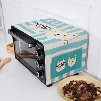 

Creative cotton cover towel microwave cover fabric dust cover oven cover 4
