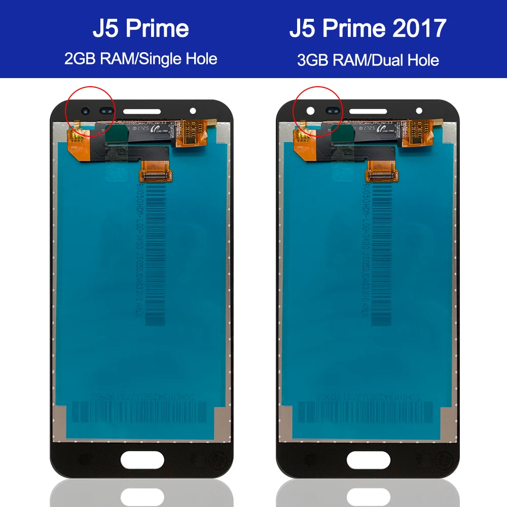 Оригинальный дисплей для Samsung J5 Prime G570 G570F G570M G570Y 2017 G571F ЖК с сенсорным экраном в