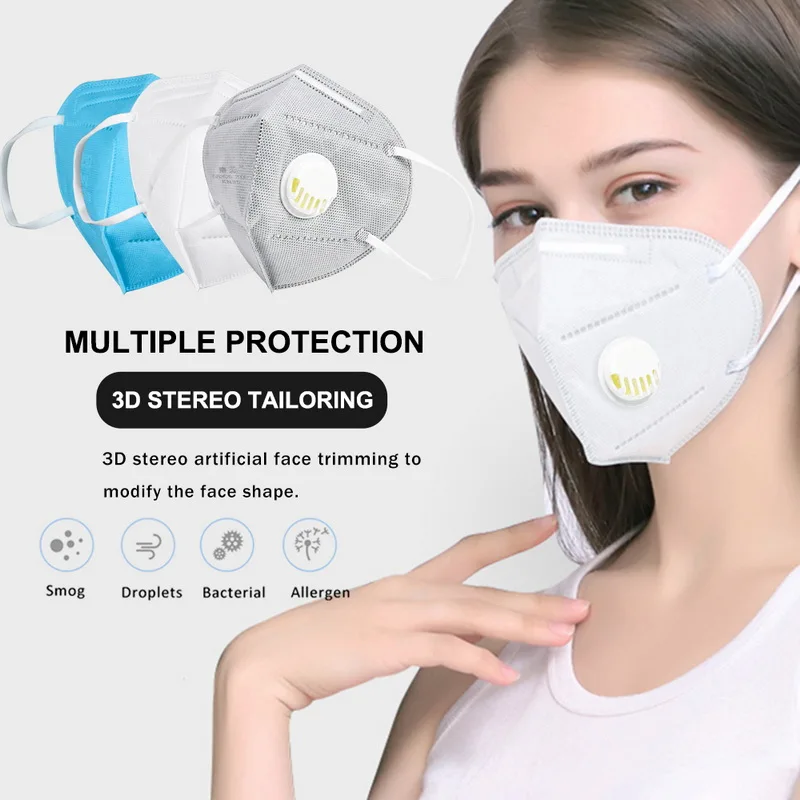 KN95 masques Anti-Pollution respirateur lavable réutilisable masques
unisexe bouche moufle