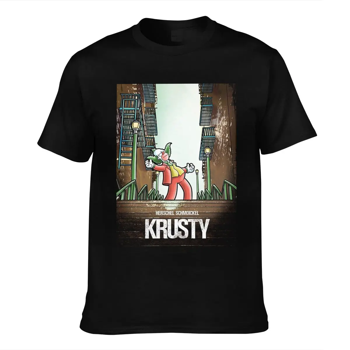 

Krusty T-Shirt Krusty The Clown T Shirt Clown Parody Movie Film Humor Crossover Krusty Springfield