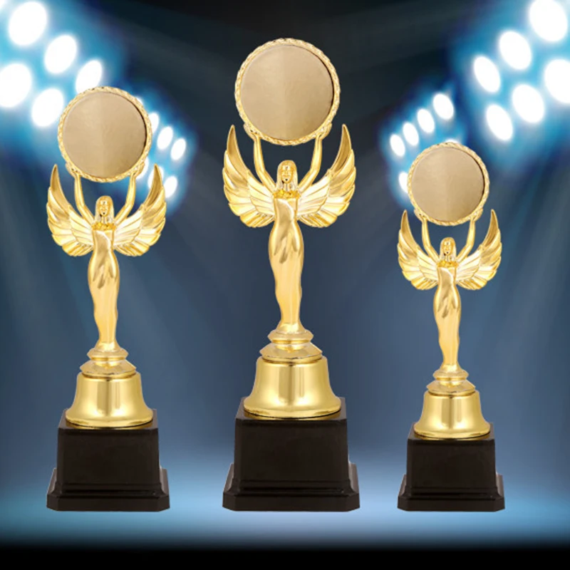 2020 пластиковый Кубок Трофеи богиня держит налет награда Ангел игрушка с базой