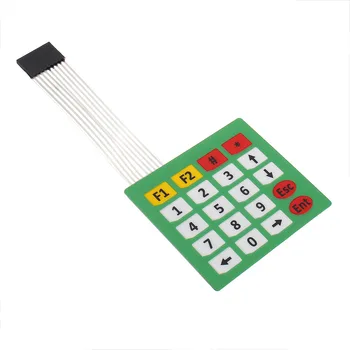 

CLAITE 4x5 20 Button Display Membrane Switch Matrix/Keyboard Button Control Panel with Light