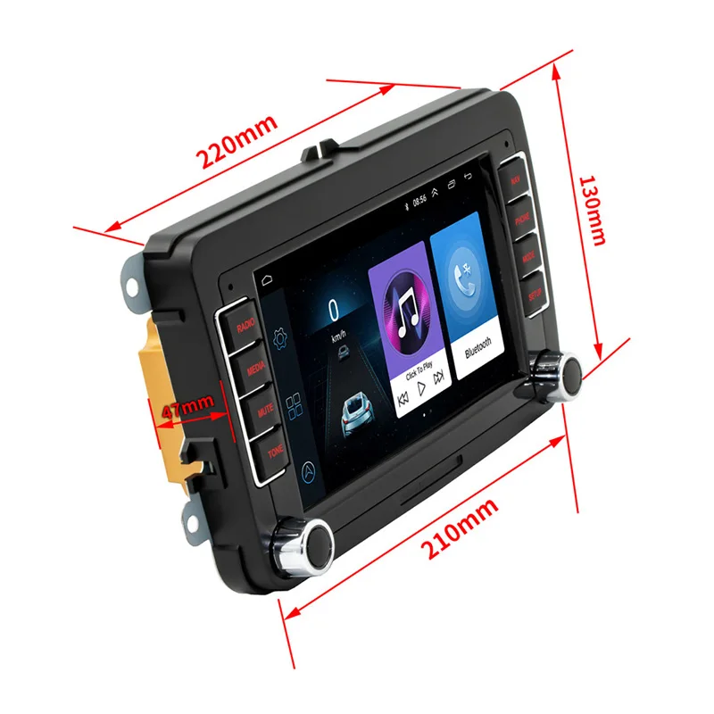 Автомагнитола Essgoo мультимедийная стерео система на Android с 7 &quotэкраном Gps Bluetooth Wi Fi
