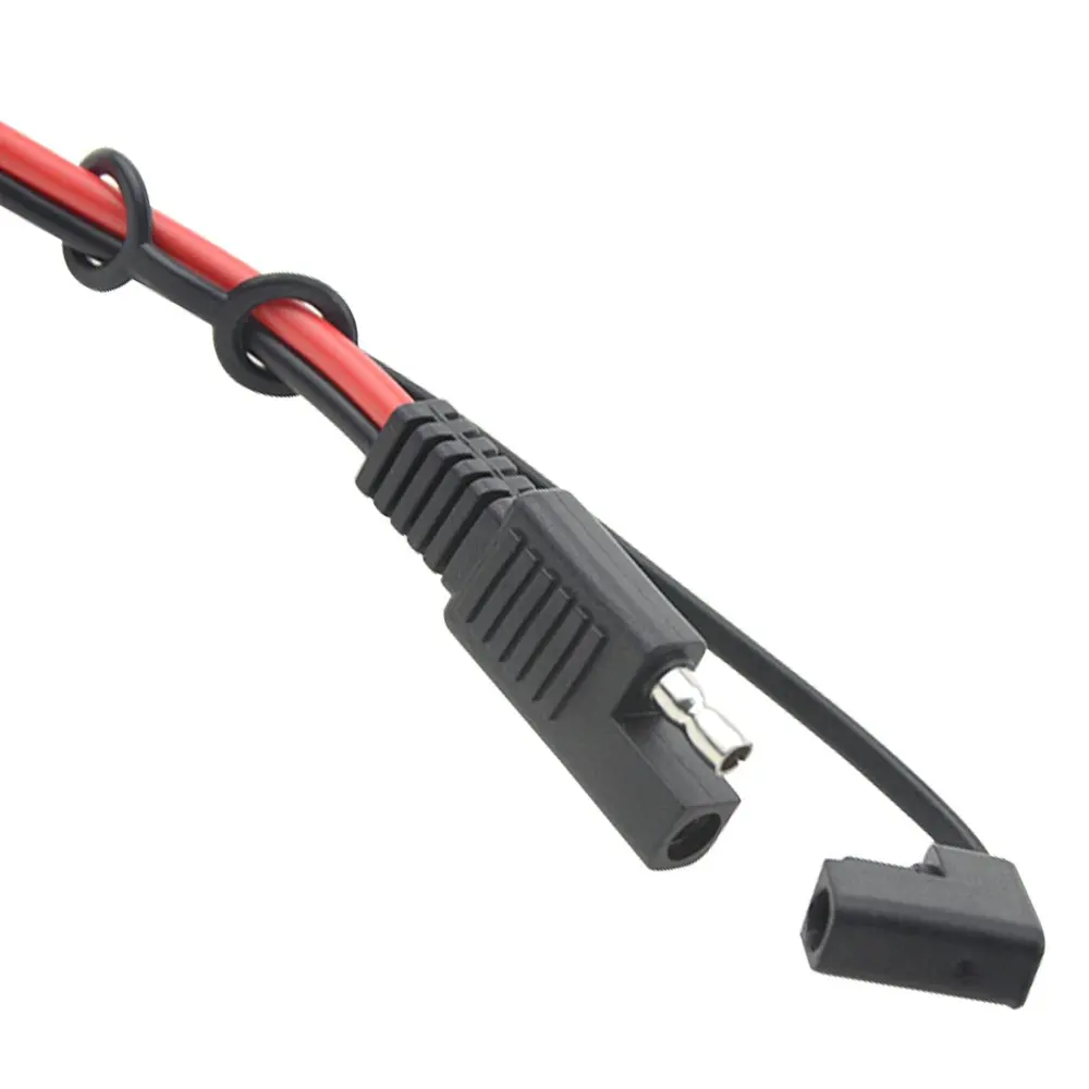 3 сверхмощный ПК SAE Удлинительный кабель с SAE водонепроницаемая крышка 18AWG 30 см