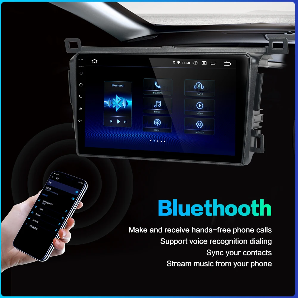 Perfect for Toyota RAV4 2014 2015 2016 2017 2018 Car 9" IPS Radio Player 1 Din Android 9.0 Head Unit TDA7850 Vehicle GPS Navigation DSP 3 Perfect for Toyota RAV4 2014 2015 2016 2017 2018 Car 9" IPS Radio Player 1 Din Android 9.0 Head Unit TDA7850 Vehicle GPS Navigation DSP 3