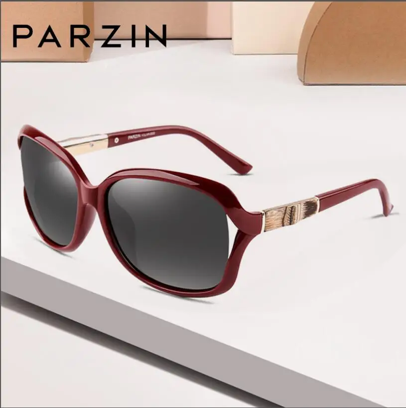 

PARZIN Fashion Elegant Polarized TAC Lens Sunglasses Women Luxury Designer Lentes De Sol Outdoor Glasses With Case 9502