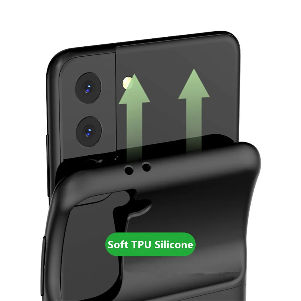 Портативное зарядное устройство NTSPACE, чехол для Samsung Galaxy S21 Plus, чехлы для батарей, чехол для портативного зарядного устройства для Samsung S21, Ультратонкий зарядный чехол