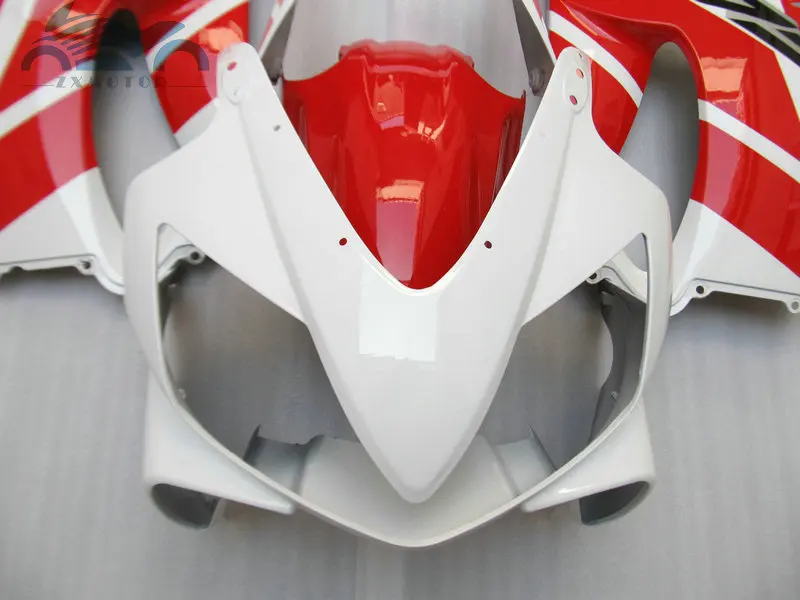 ABS пластик инжекторный комплект Подходит для Honda CBR 600F4i 2001 2002 2003 CBR600F4i 01 02 03 белые, красные Обтекатели комплекты деталей HT17
