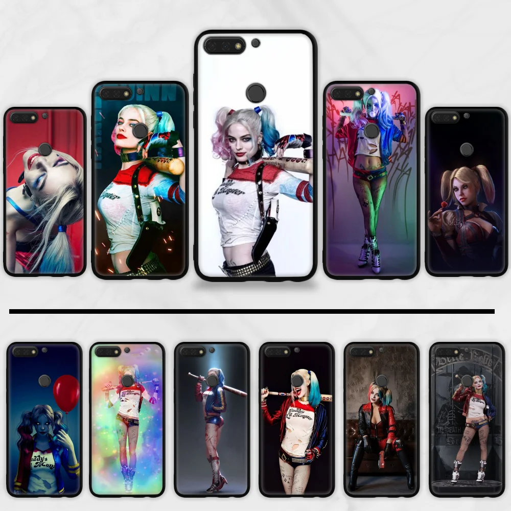 Отряд Самоубийц Harley Quinn Joker клиент высокое качество чехол для телефона Huawei Honor 7C 7A