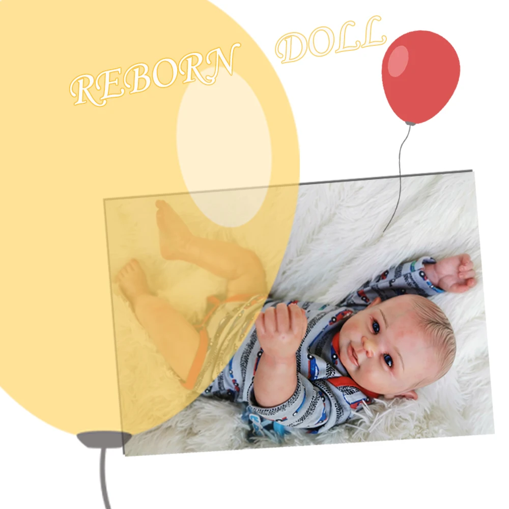 Изысканная коллекция Reborn baby doll 2" всего тела мягкие силиконовые Новорожденные куклы игрушечный олень, детский приятель игрушки reborn