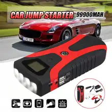 180A портативный многофункциональный автомобильный пусковой стартер аварийный свет портативный автомобильный аккумулятор бустер зарядное устройство 12 В пусковое устройство