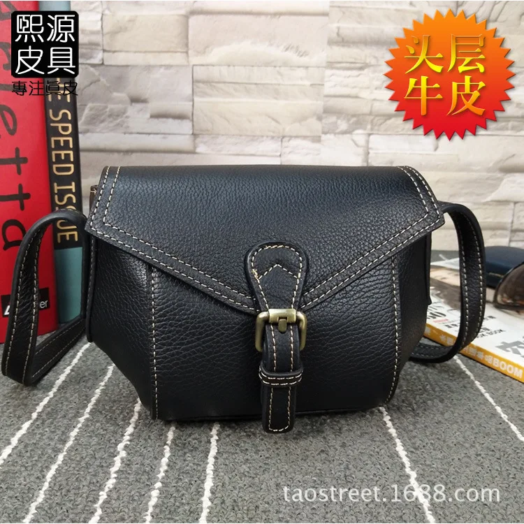 

2018 New Style Shoulder Bag Shoulder Bag WOMEN'S Leather Bags Full-grain Leather Fashion Mini Bag