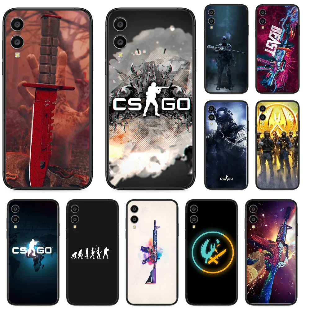 Counter Strike CS GO чехол для телефона Huawei Honor 10 10i 20 6A 7A 7C 8 8A 8X 9 9X играть вид Lite рro черная