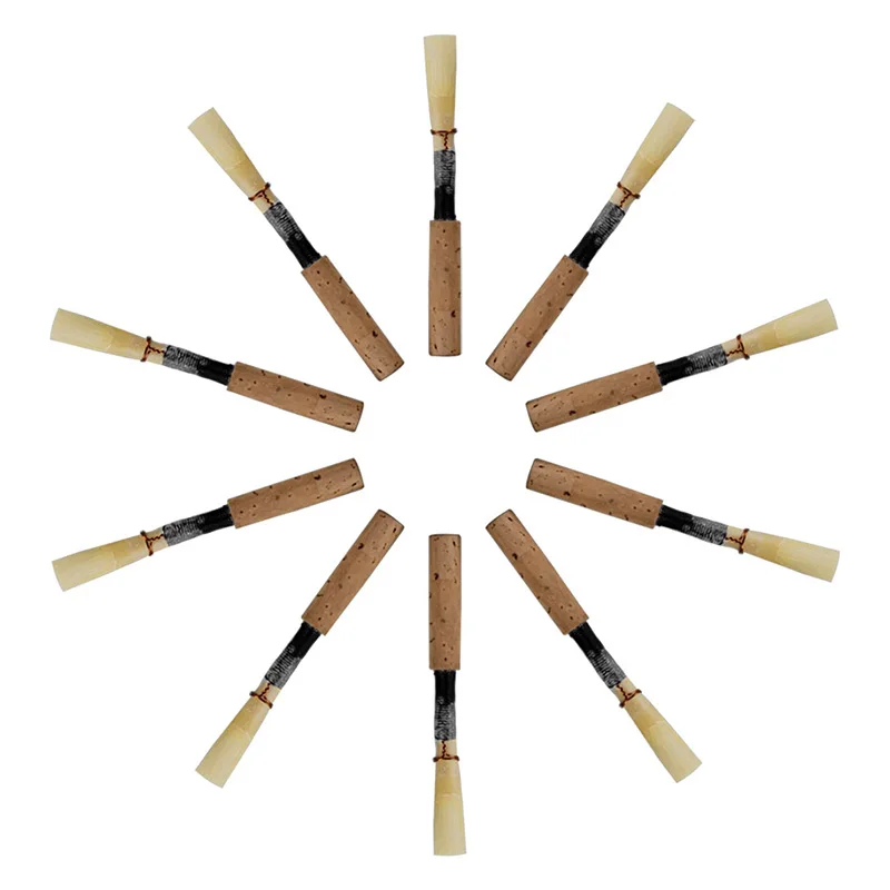

10PCS Oboe Reeds Black High-Grade Oboe Reeds Handmade Cork Reeds Medium Soft Woodwind Accessories