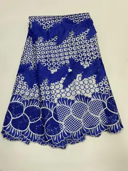 

Fashion African Guipure Net Cord Lace Fabric Nigerian Water Soluble Cord Lace Fabric for Dress