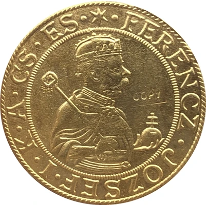 Венгрия 9 Ducats 1896 копии монет | Дом и сад