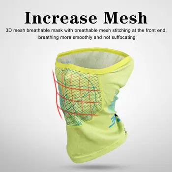 

Summer Outdoor Face Towel Headscarf Sunscreen Riding Mask Mouth and Nose Mask with PM2.5 Filter 5-layer Filter Anti-fog Masks