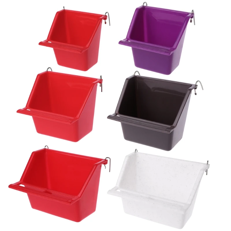 

Plastic Parrot Bird Feeder Bowl Water Drinking Device Bird Pigeons Feeding Cup