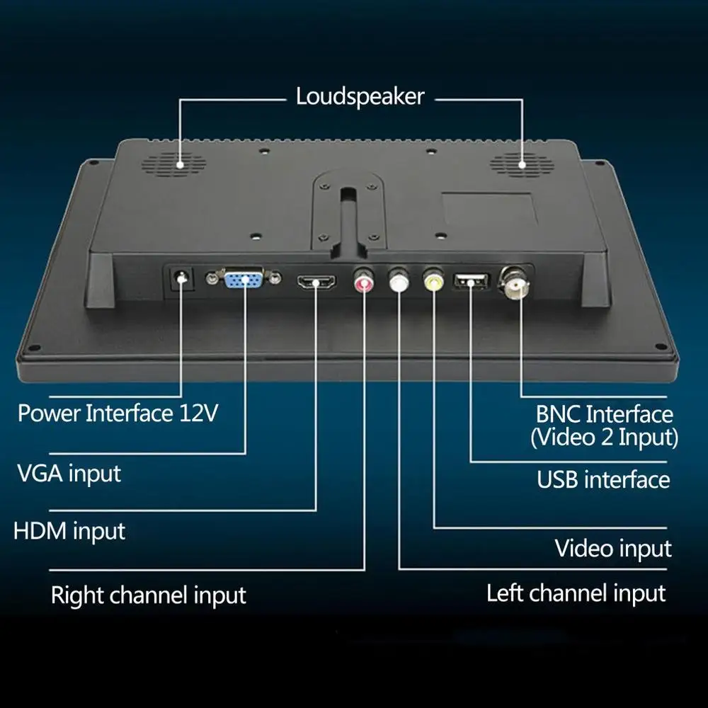 10 дюймов Портативный монитор HDMI 1920x1080 HD ips Дисплей компьютер светодиодный для контроля уровня сахара в крови с кожа чехол для PS4 Pro/Xbox/чехол для телефона