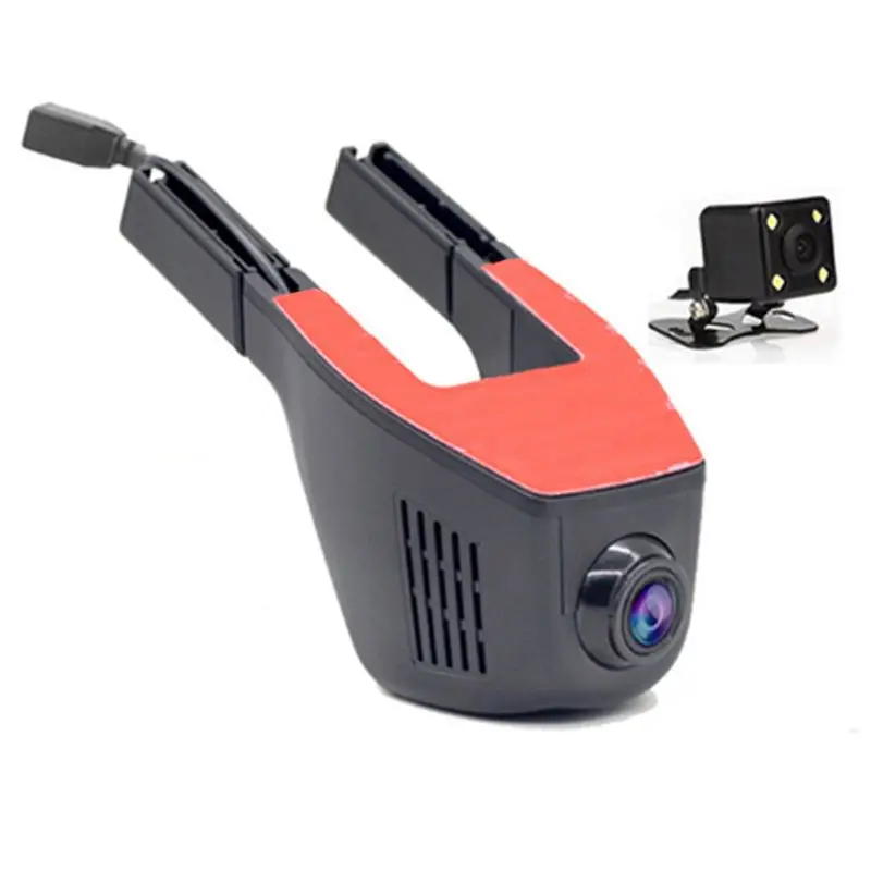 

Anti-impact Wifi Front Rear Cam Driving Recorder HD Dual Lens Car Hide Camera DVR Loop Recording Auto Parts