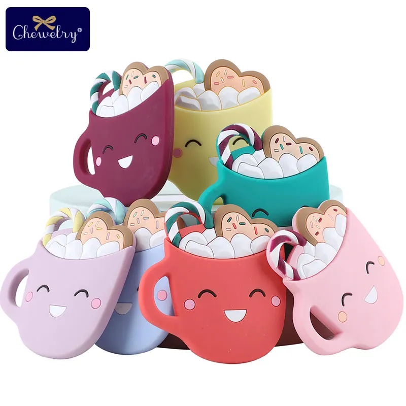 1 шт Детские силиконовый Прорезыватель для зубов грызунов силиконовые чашки зуб