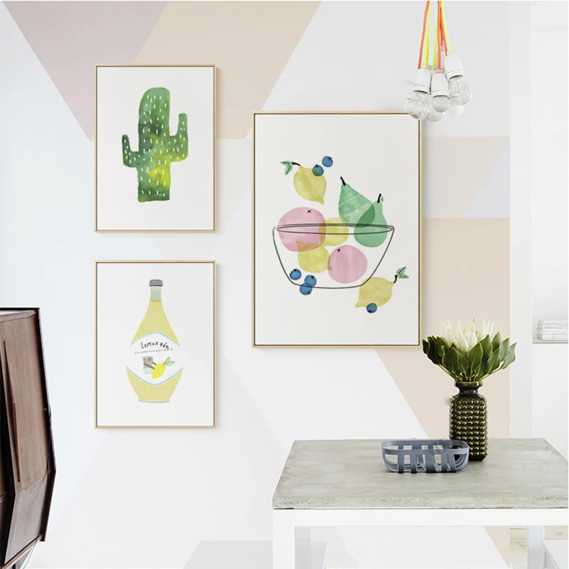 Funny-Fruit-Kitchen-Wall-Art-Poster-Nordic-Cartoon-Lemon-Strawberry-Kitchen-Canvas-Painting-Bathroom-Bedroom-Home (1)