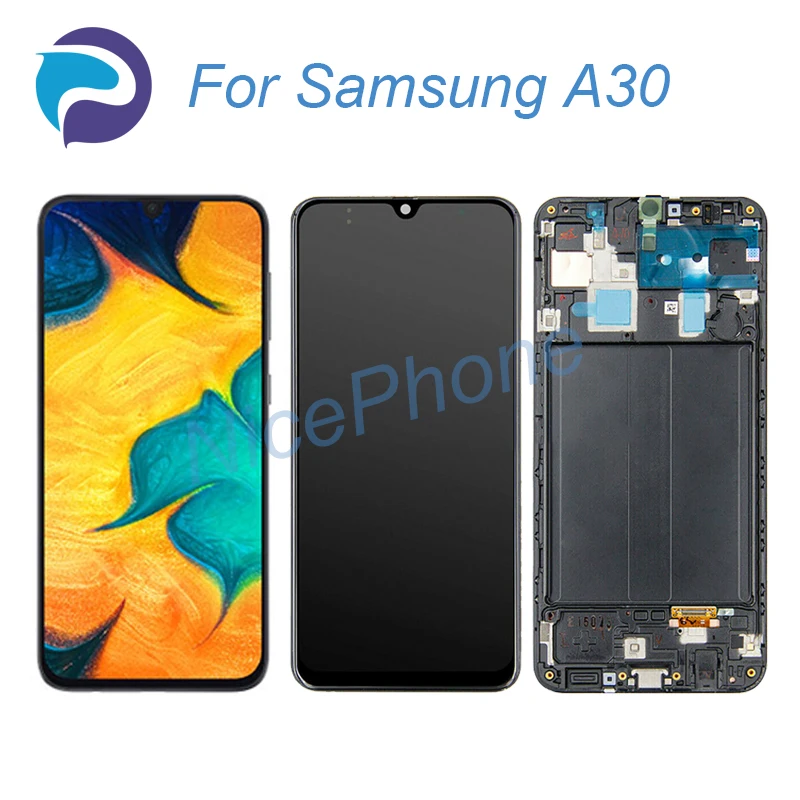 Сменный ЖК экран для Samsung A30 Galaxy 2019 A305F A305 сенсорный дигитайзер в сборе