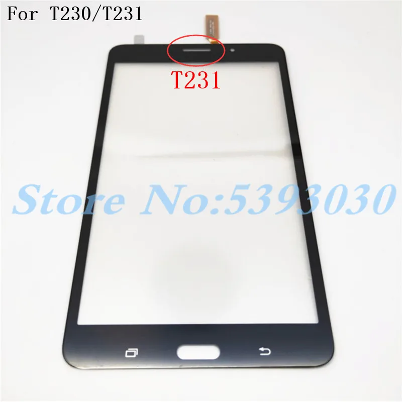 Новый 7 0 дюймовый для Samsung Galaxy Tab 4 SM T230 T231 Передний сенсорный экран дигитайзер