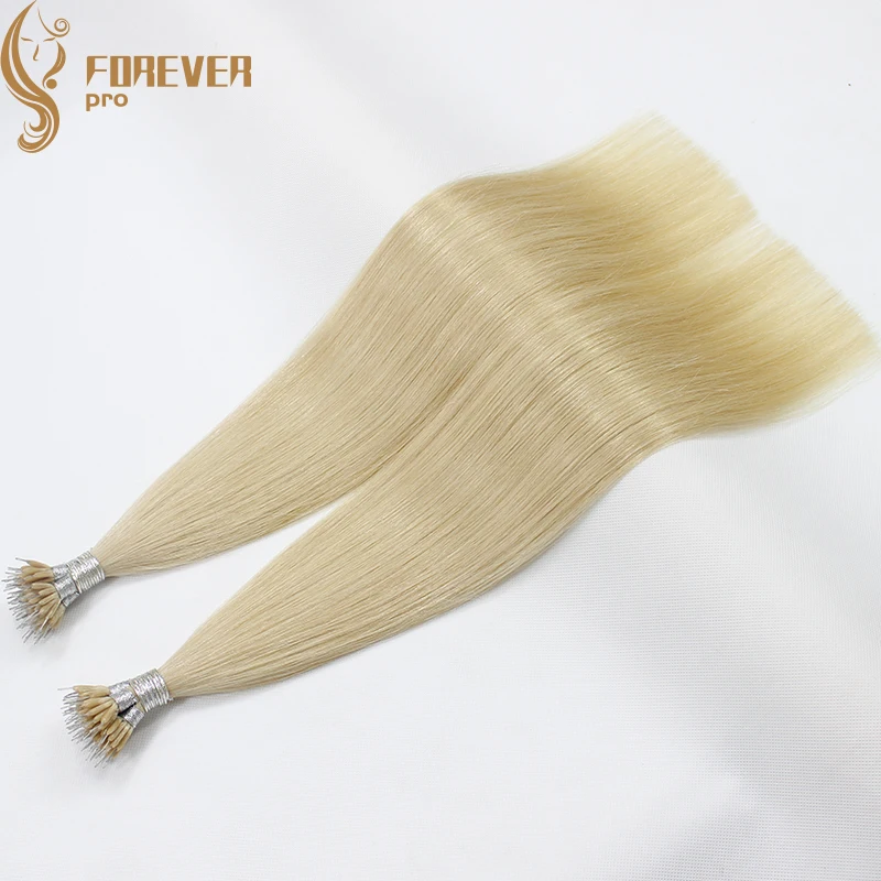 Накладные волосы Forever Pro Hair 0 8 г/локон 16 22 дюйма наращивание с микробусинами блонд