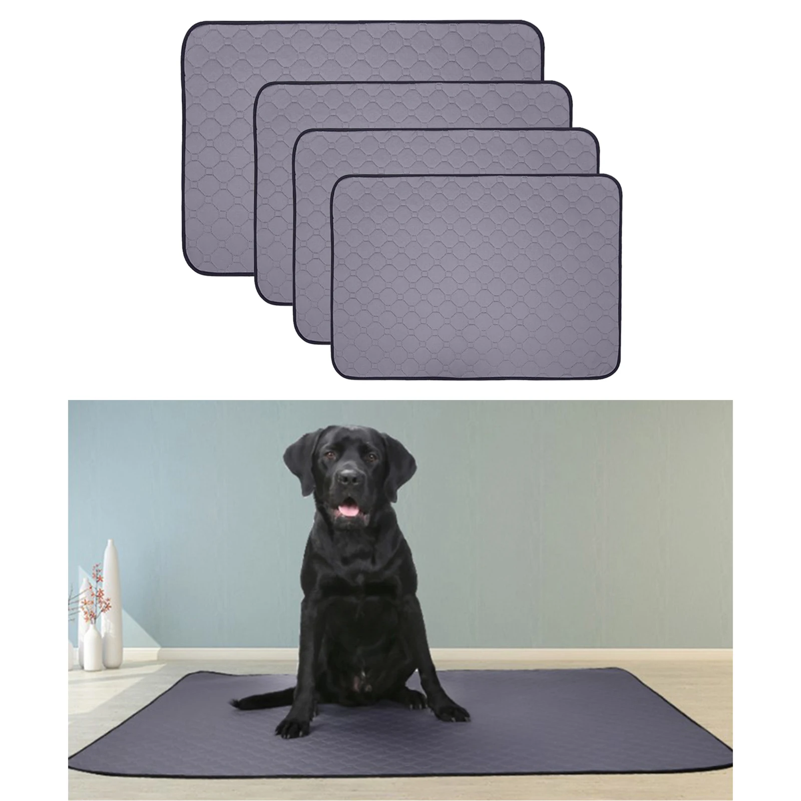 Pet Washable Pee Pads for Dogs Cats, Reusable Puppy Pad Mat for Indoor , Incontinence, Travel