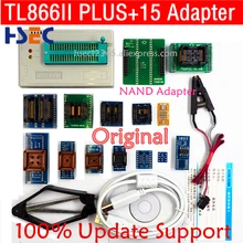 Novo original xgecu tl866ii plus nand tsop48 adaptador eeprom pic avr minipro tl866 tl866cs/a usb programador universal