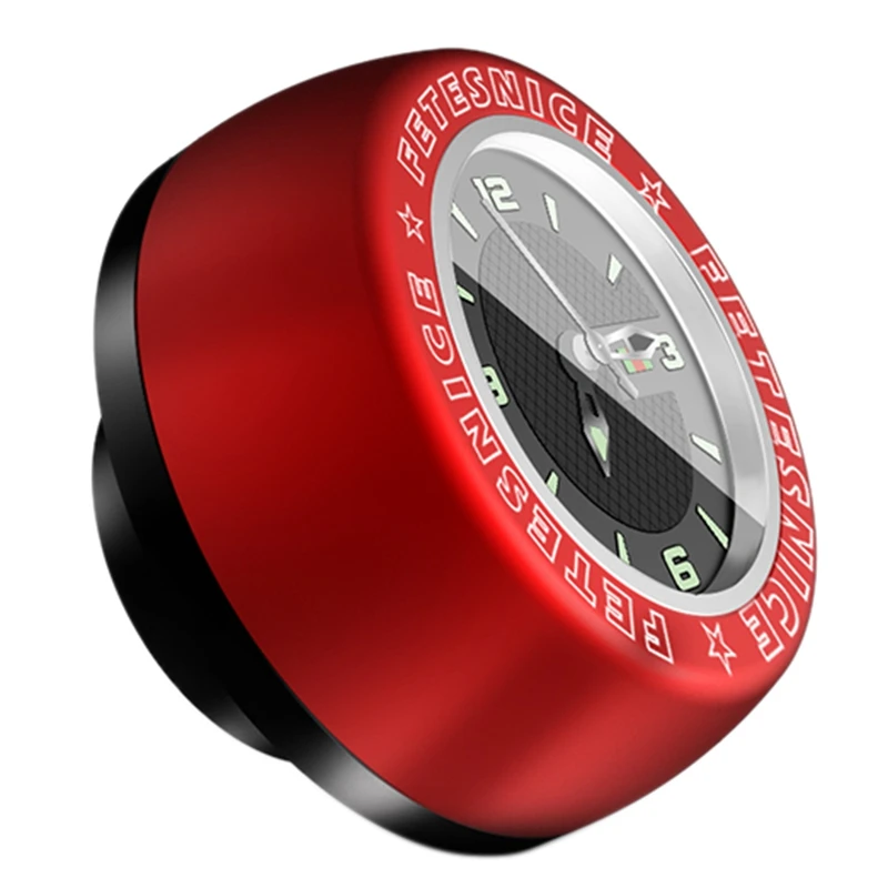 Red with Black ABUO-велосипедная гарнитура, водонепроницаемые кварцевые часы, светящаяся гарнитура, для руля, для руля велосипеда, верхняя крышка, аксессуары - Цвет: Red with Black